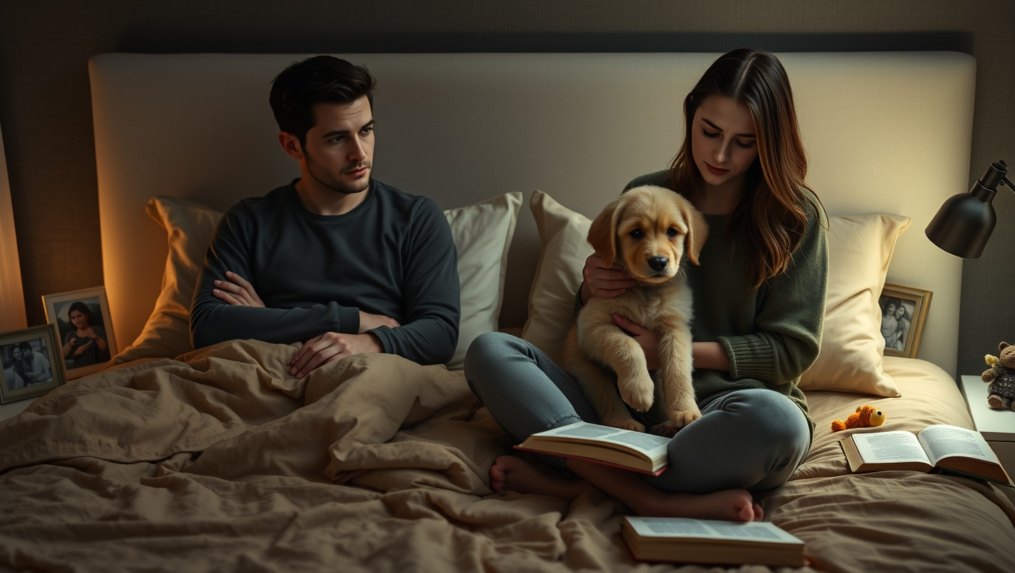 AITA for Not Allowing Girlfriends Dog in Bed?