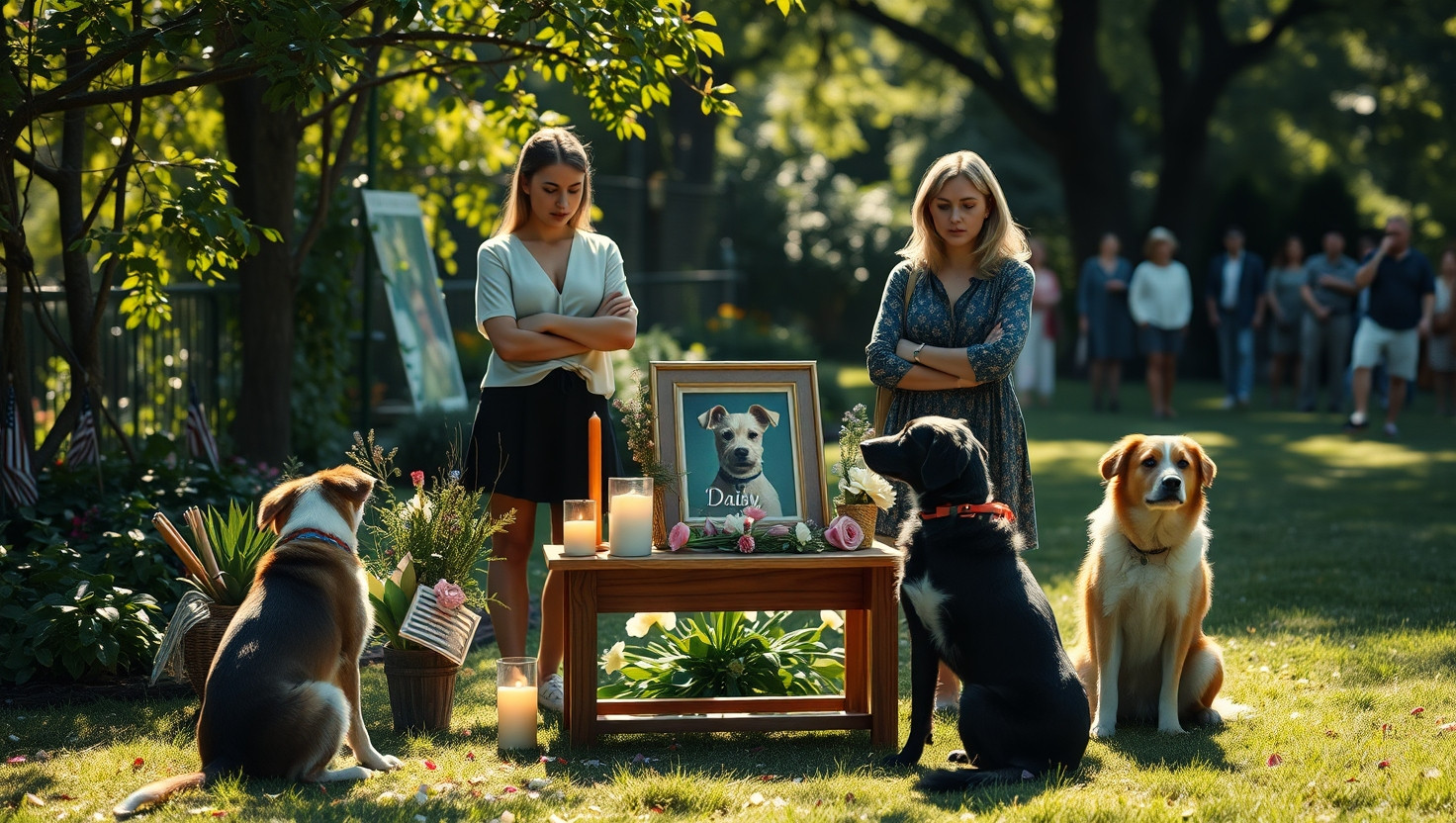 Sister wants therapy dogs at pets funeral: AITA for saying no?