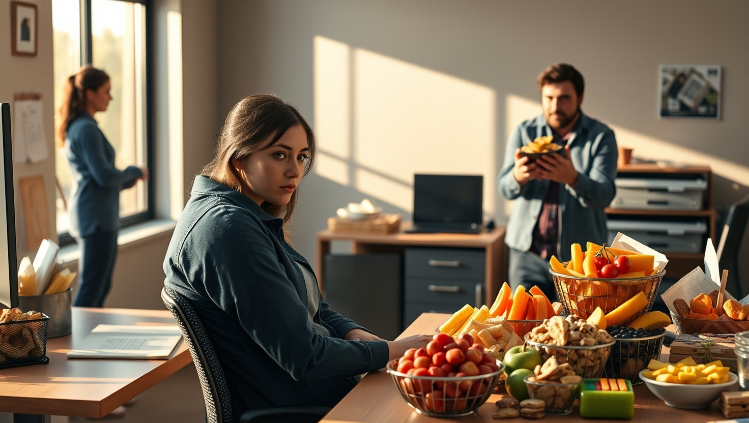 Snack Dispute at Work: Refusing to Share with Overindulgent Coworker