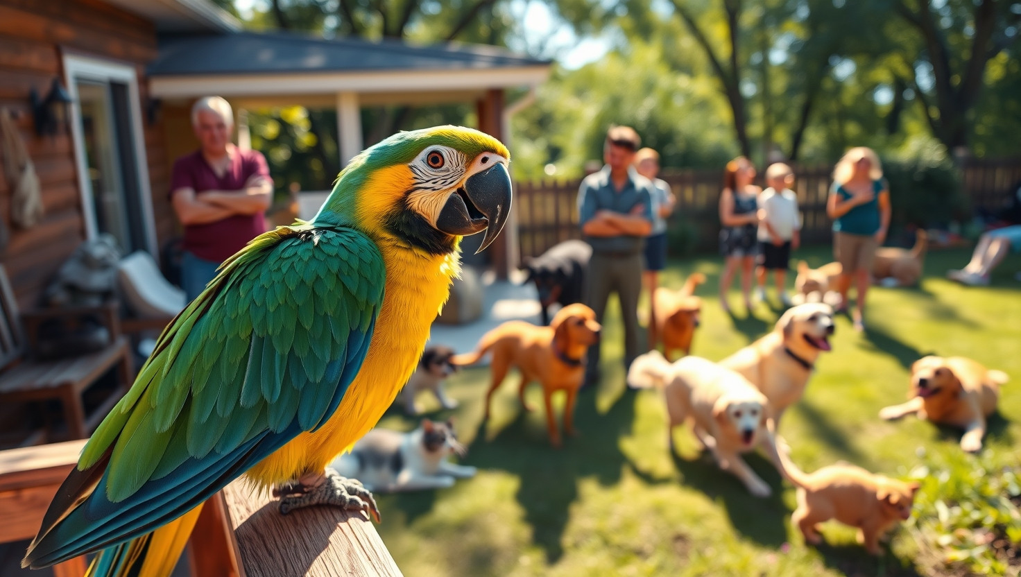 Should I Allow My Sisters Parrot to Attend Family Pet Events?