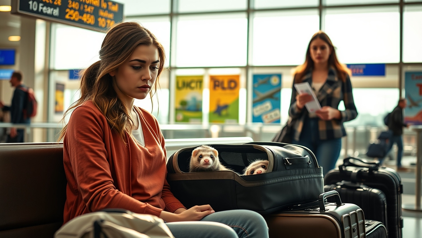 Debating Emotional Support Ferret on Flight: AITA for Setting Boundaries with Friends Anxiety?