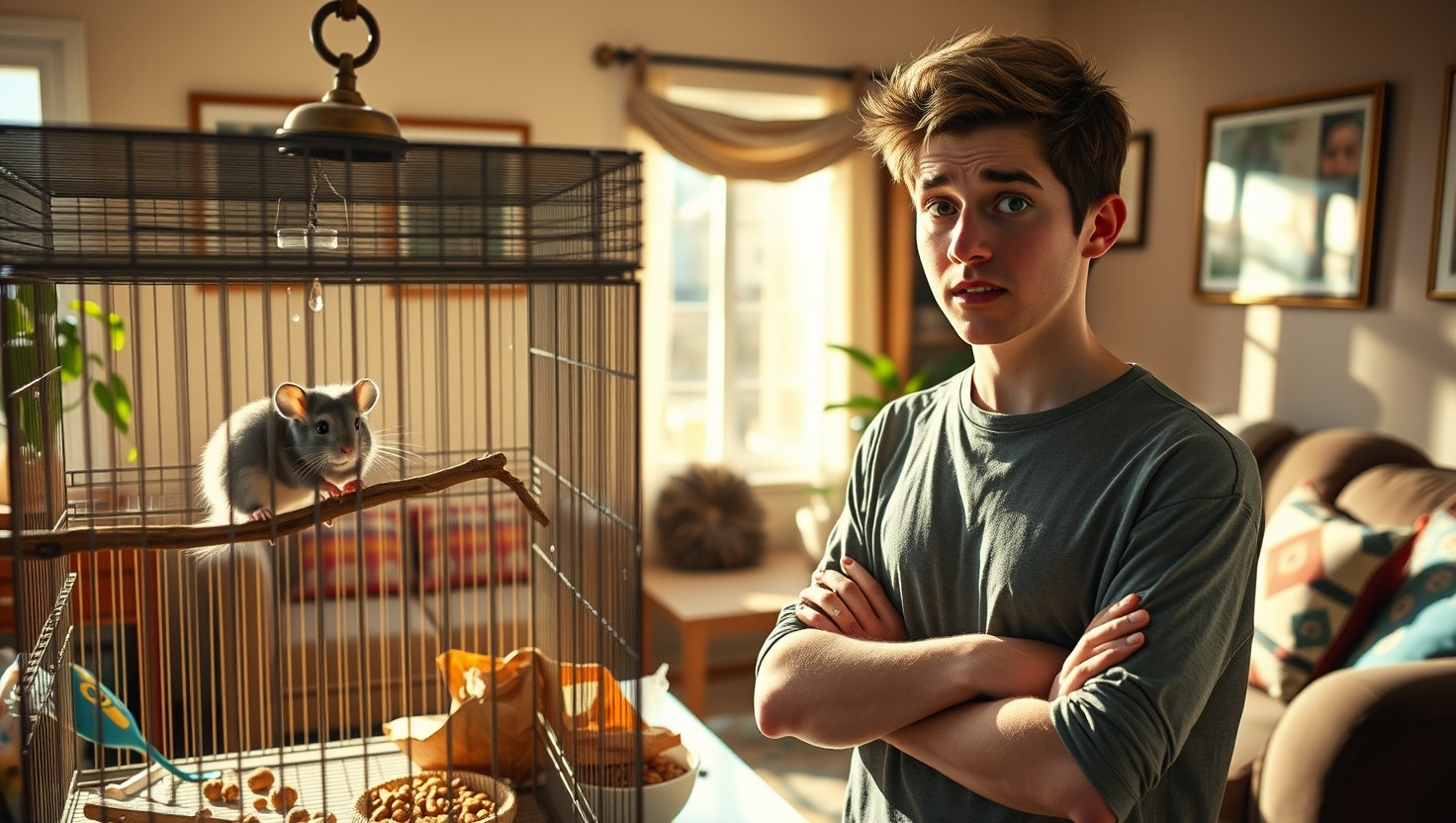 Friends Chinchilla Sprays Me With Water: AITA for Refusing to Pet Sit?