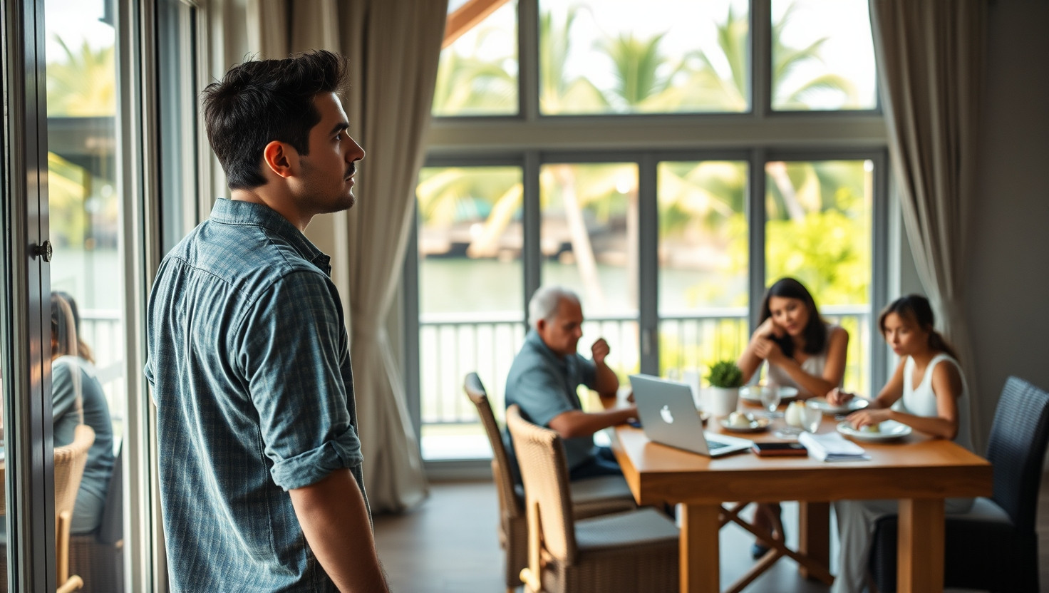 Choosing Separate Accommodation for Work Needs on Family Trip: AITA?