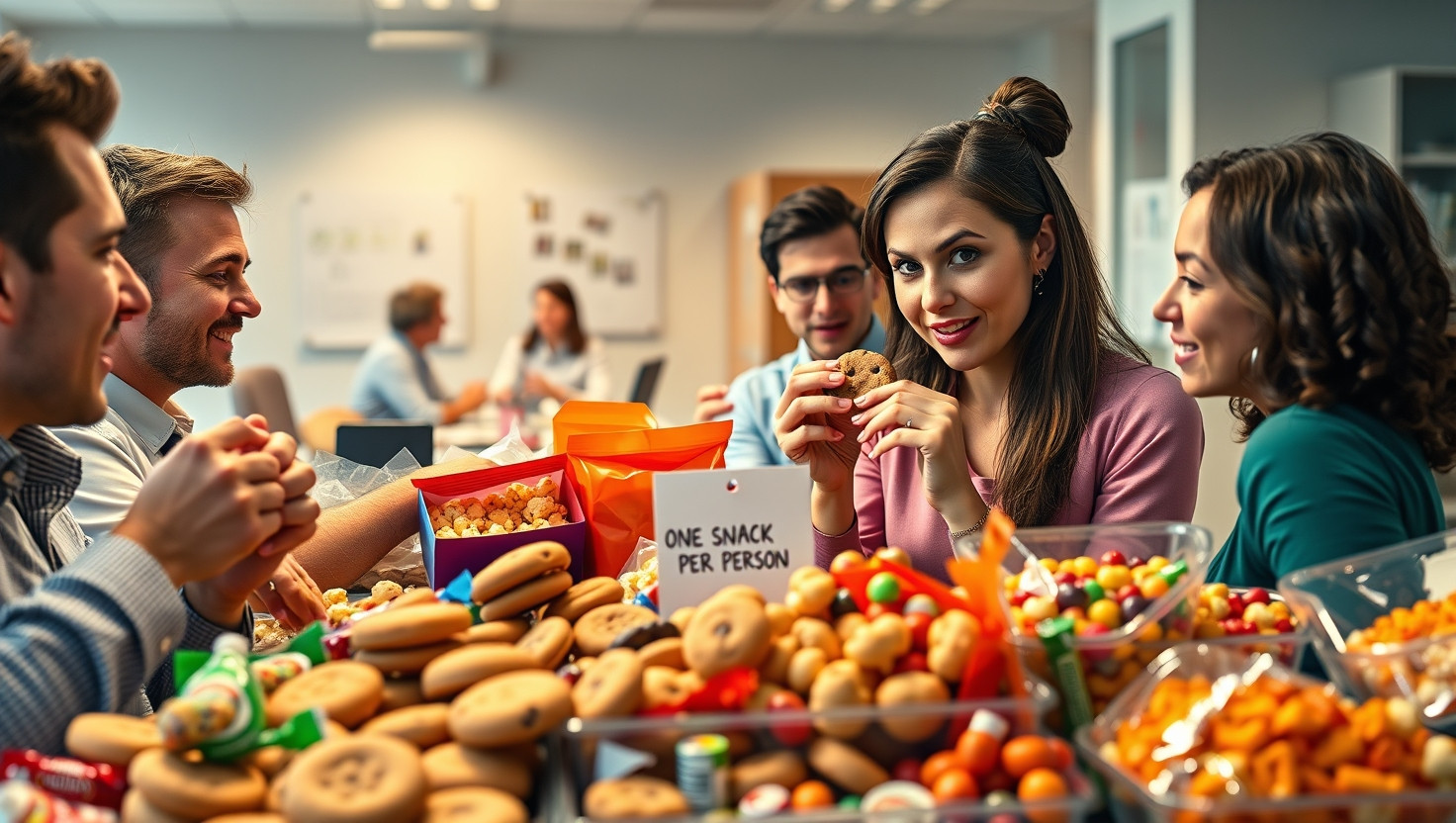 Office Snack Drama: Enforcing Fair Sharing Rules or Overstepping Boundaries?