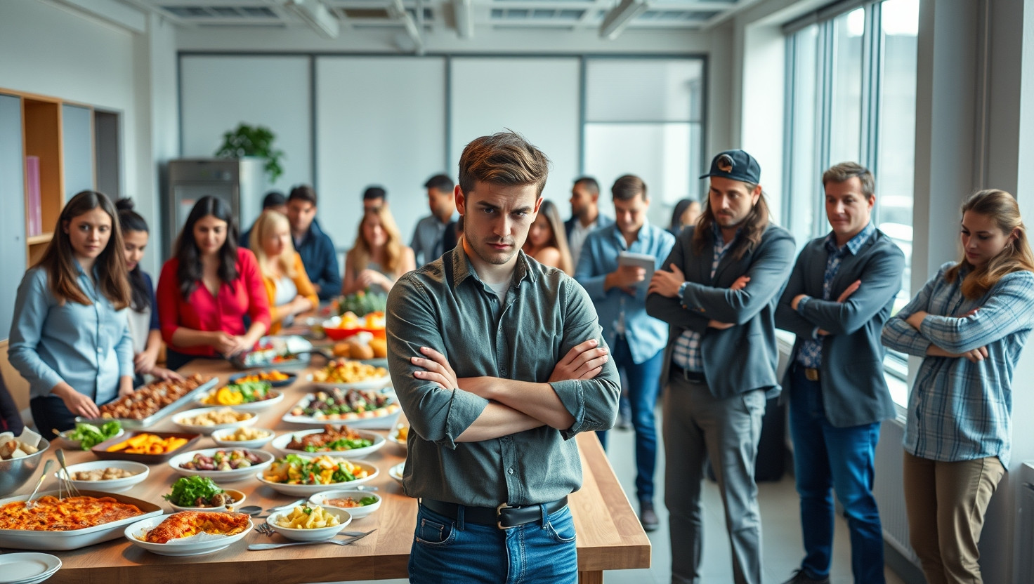 Coworker Banned from Office Events Over Catering Criticisms