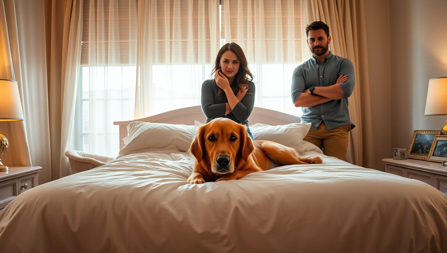 Debating Partners Dog in Bed: A Sleepless Dilemma