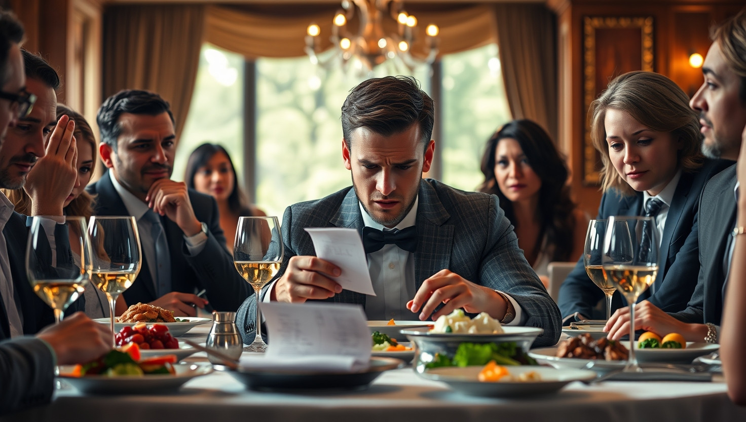 AITA for questioning unequal bill split at fancy restaurant with friends?