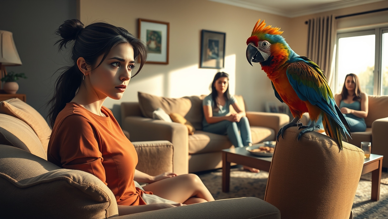 Friends Aggressive Parrot Ruining Gatherings: AITA for Asking Them to Leave It at Home?