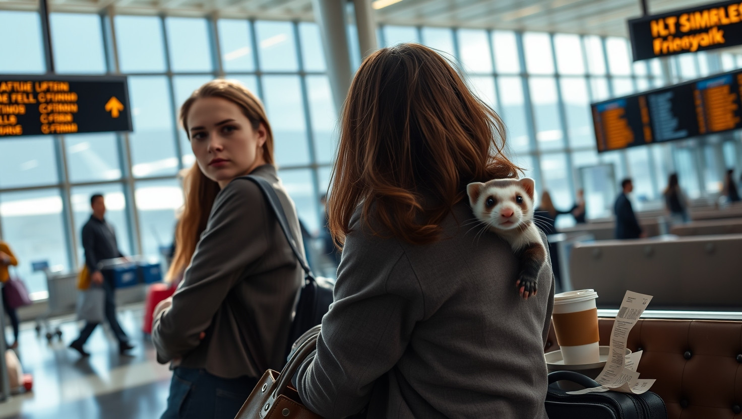 Debating Flying with Friends Emotional Support Ferret: AITA for Setting Boundaries?