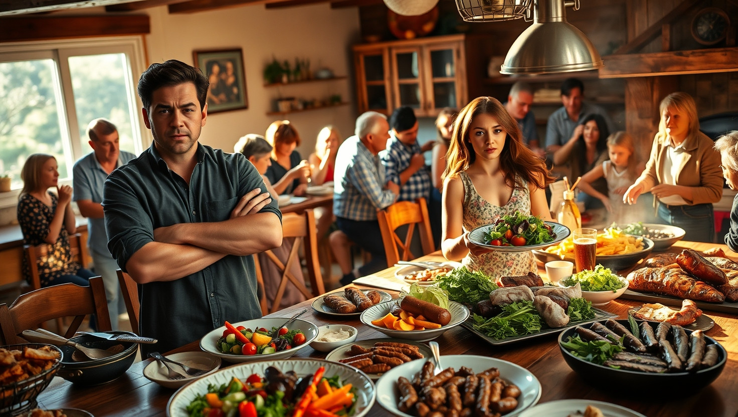 Family Feud: Vegan Sister Bans Meat from Meat-Loving Kitchen for Family Reunion - AITA?