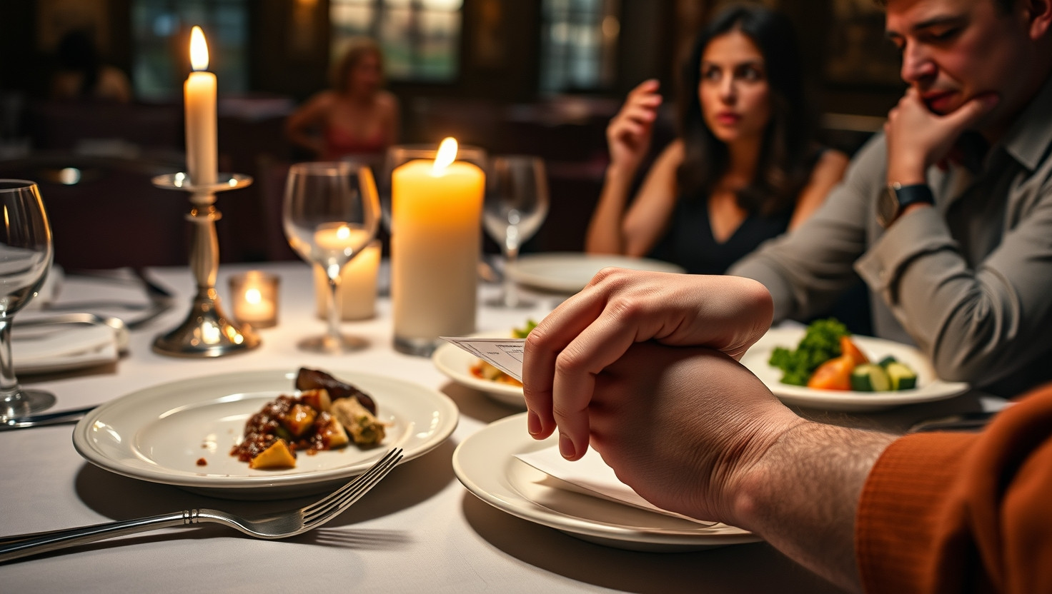 Fairness Dilemma: Splitting Bill Equally at Fancy Dinner Causes Tension