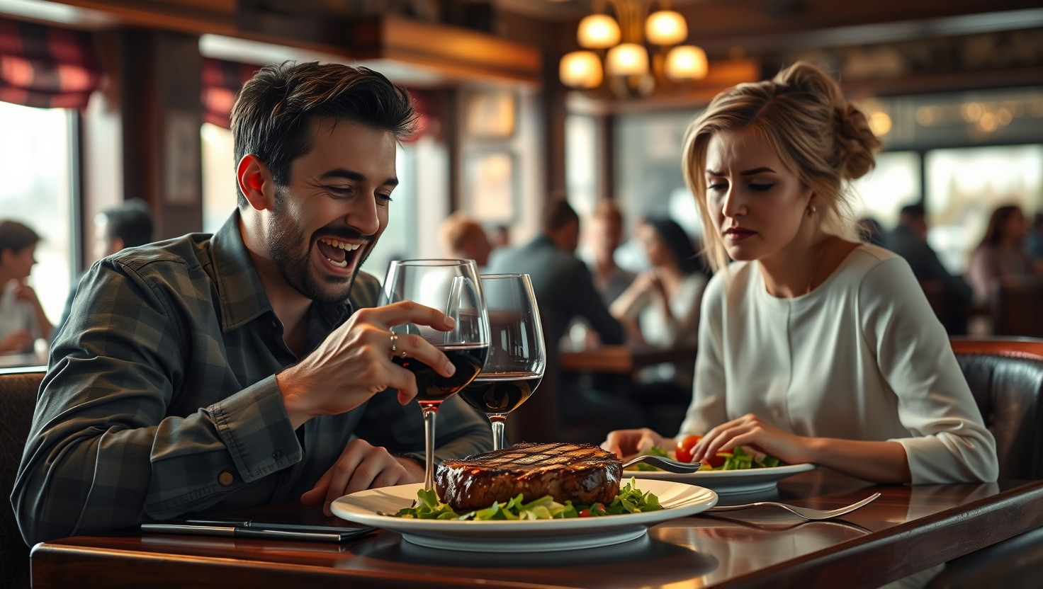 Choosing Steakhouse Over Vegan Restaurant Upsets Friend: AITA?