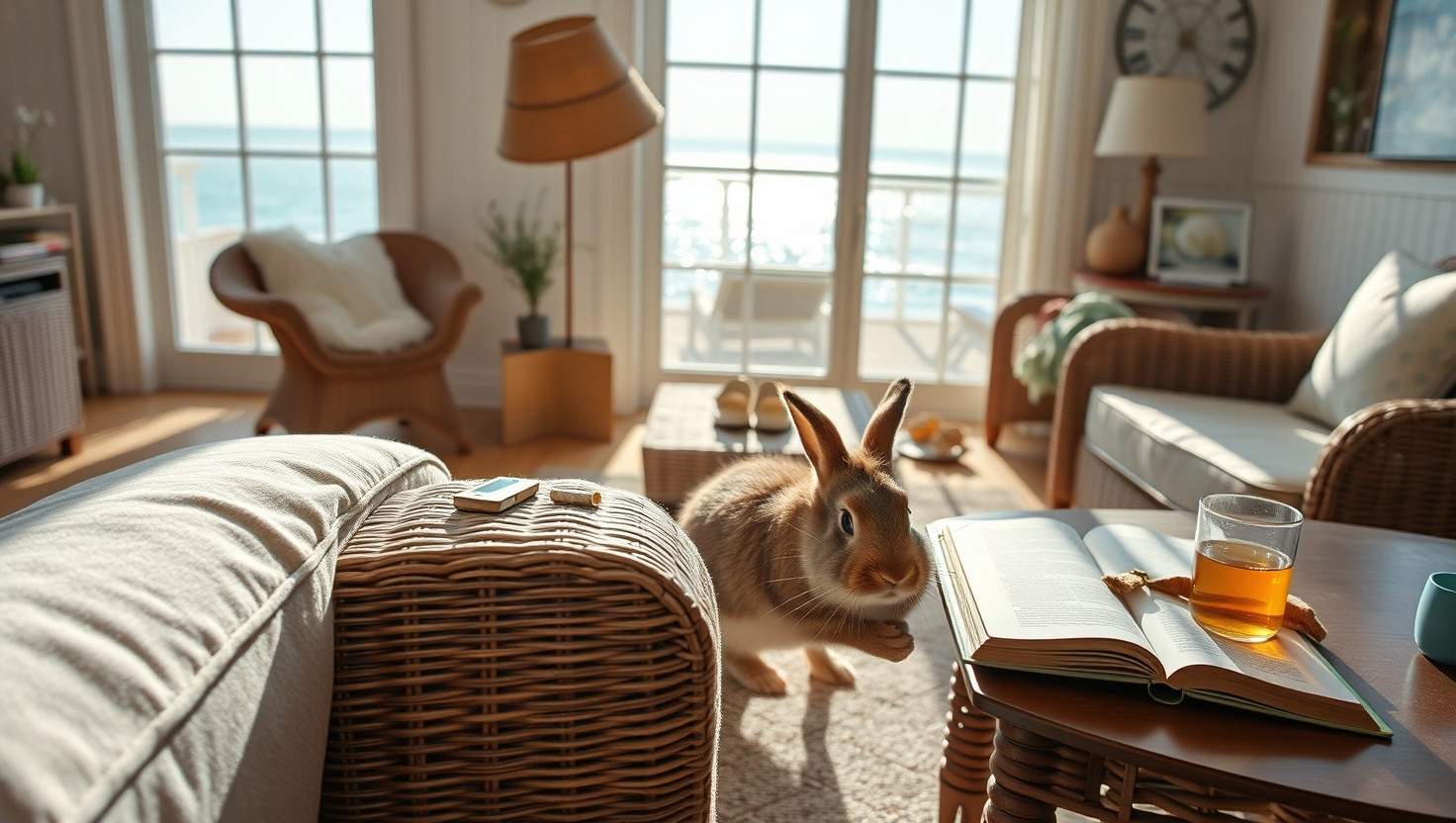 Dealing with an Unruly Pet: Should I Leave My Friends Rabbit at the Airbnb During Our Vacation?