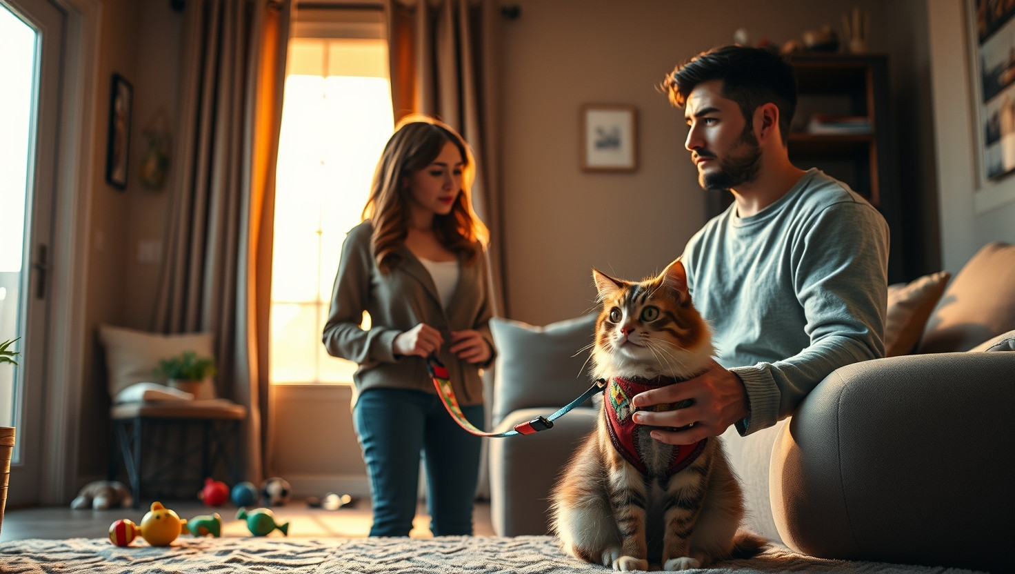 AITA for Refusing to Walk Partners Cat on Leash?