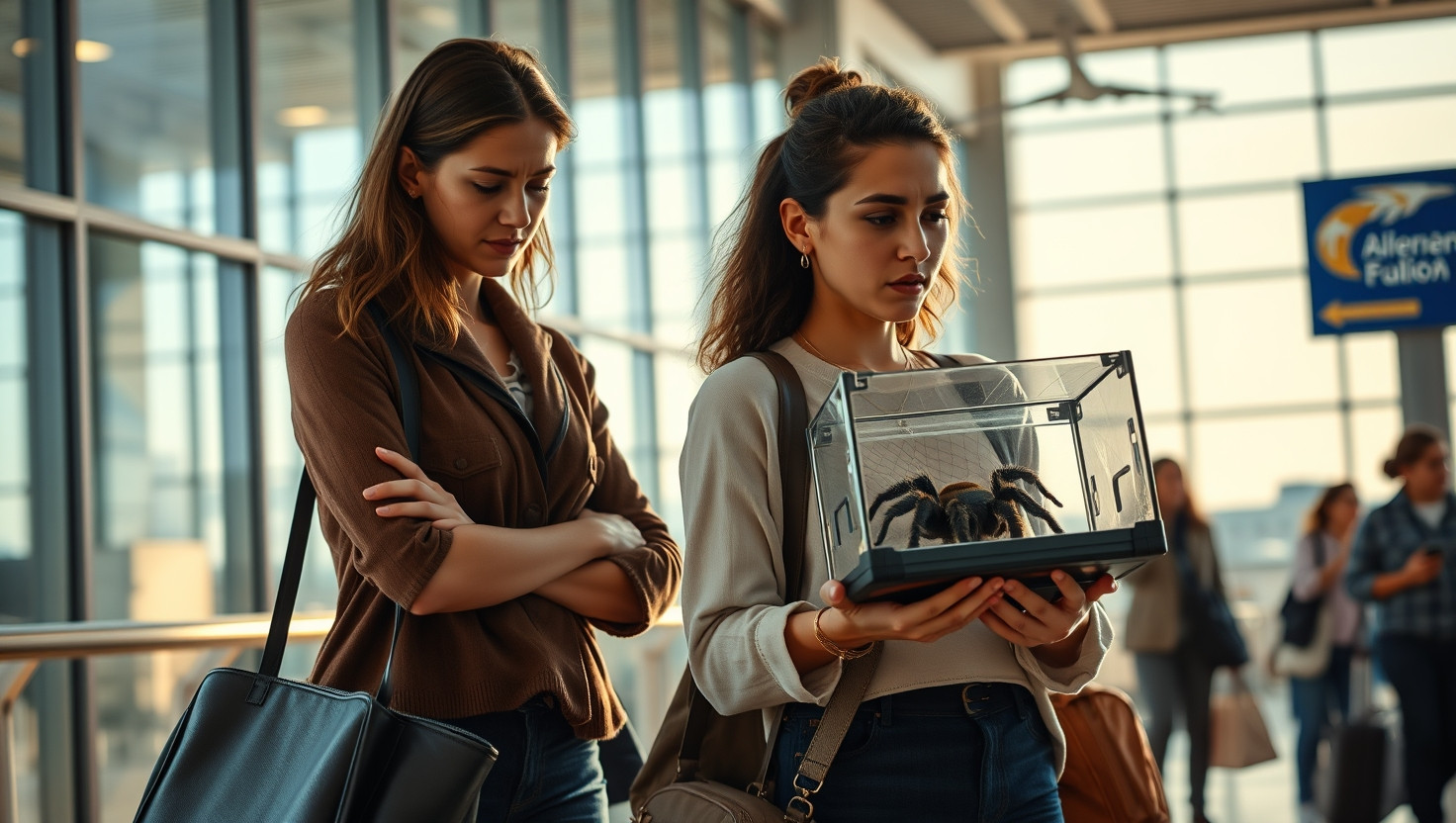 Debating Emotional Support Tarantula on Flight: WIBTA if I Say No?