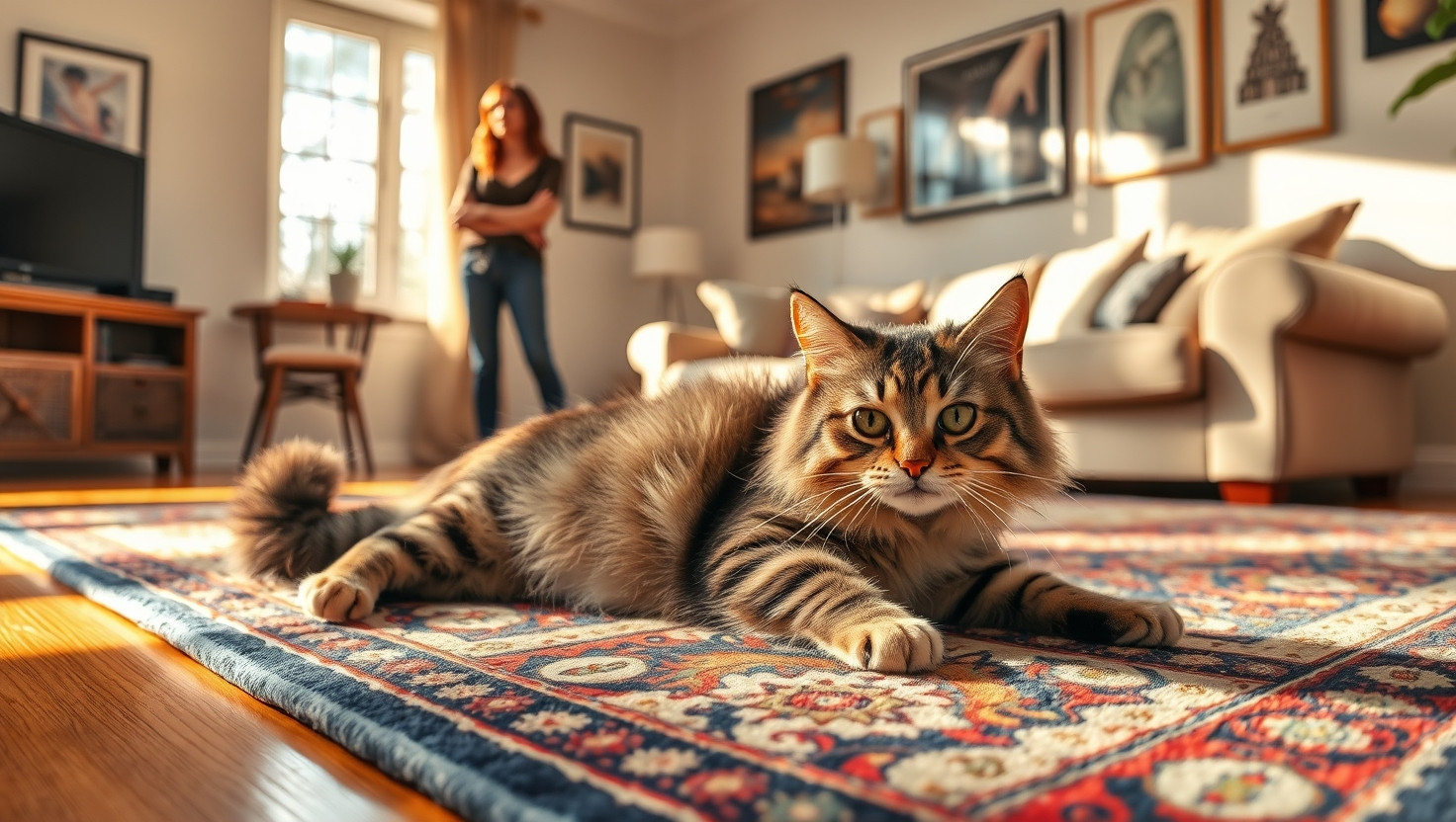 Roommates Cat Ruining My New Persian Rug - AITA for Refusing?