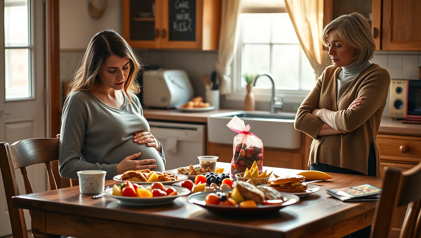 Pregnant Woman Bans Friend from Unsolicited Food Tips