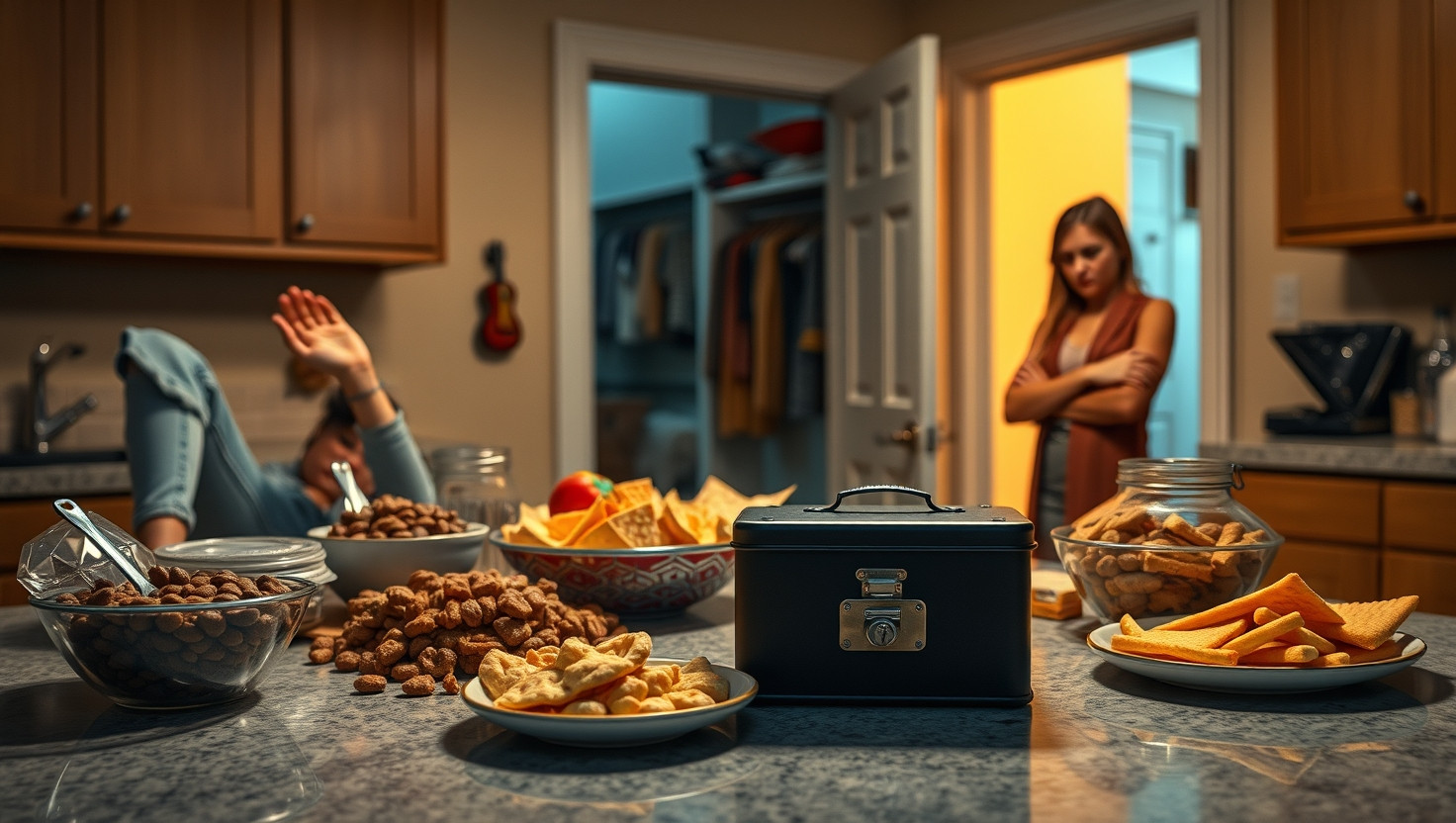 Roommate Dilemma: AITA for Protecting My Secret Snack Stash from Late-Night Raiders?