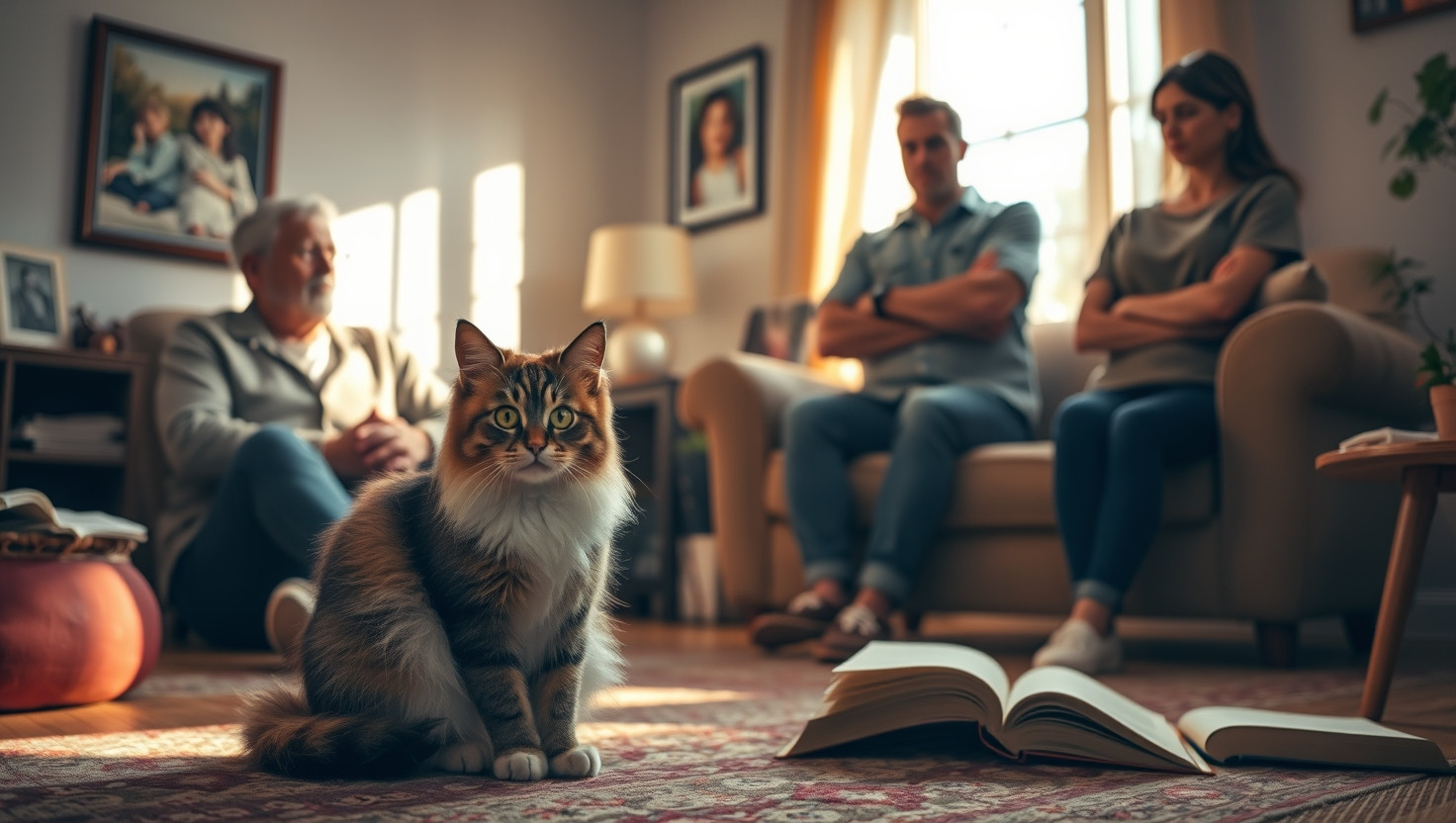 Should I Let My Dad Use My Therapy Cat for His Stress?