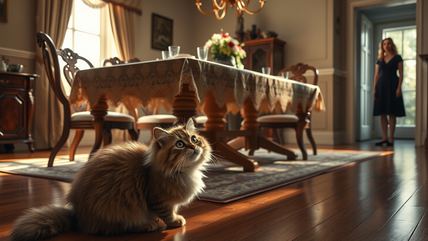 Should I Allow My Cat on the Fancy Dining Table? Reddit Users Debate