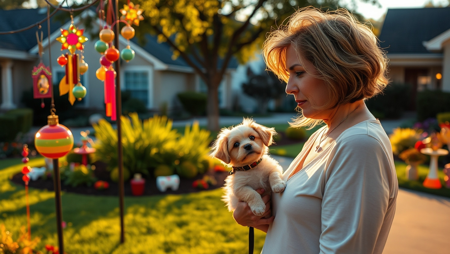 Neighbor Criticized My Yard Decor - AITA for Refusing to Walk Her Dog?