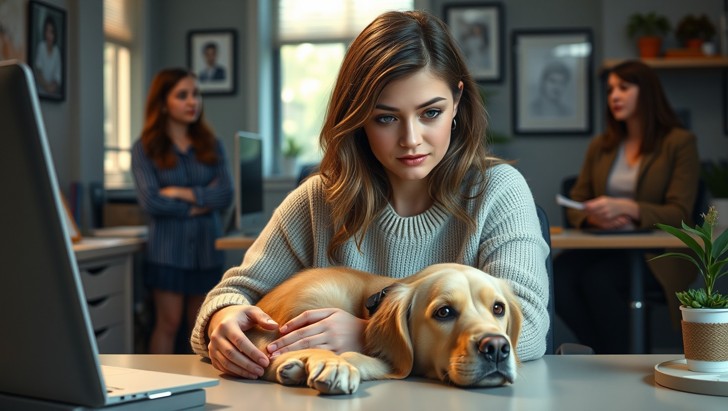 Colleague Calls Me Not Disabled Enough for Therapy Dog, AITA for Refusing to Share?