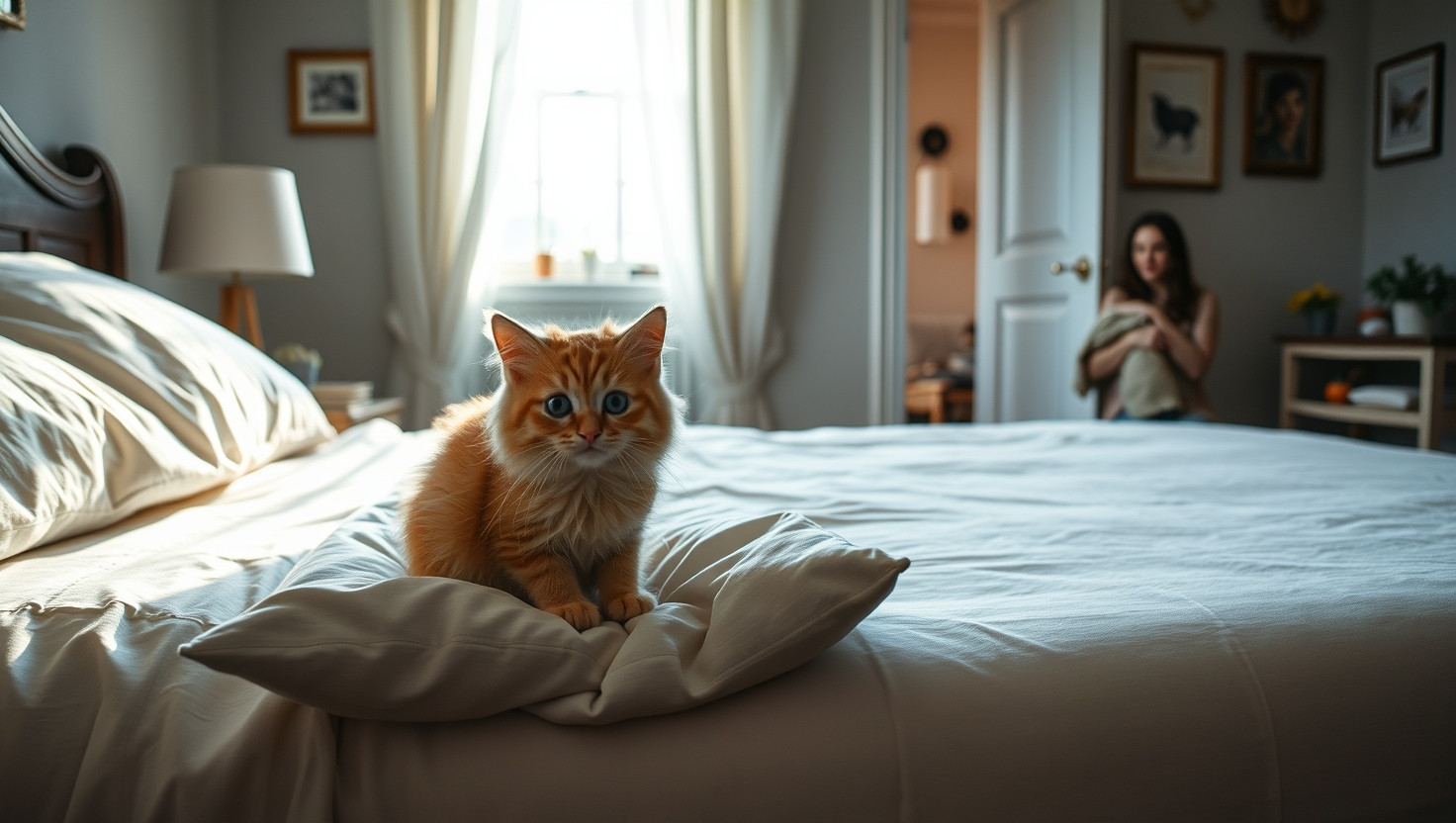 Should I Ban My Partners Cat from Our Bed for Peeing on My Side? | Reddit Dilemma