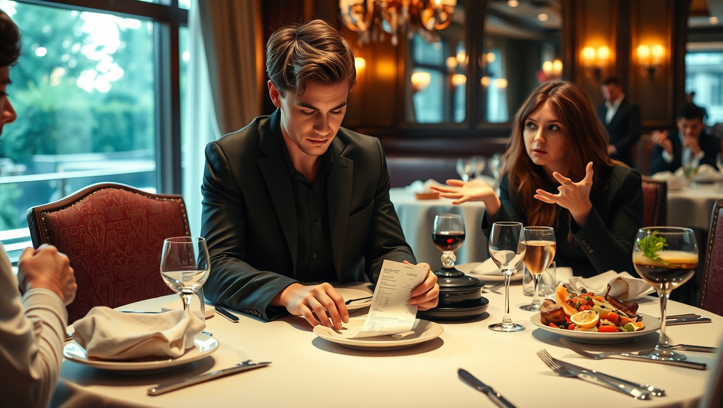 AITA for Not Splitting Expensive Dinner Bill Evenly with Friends?