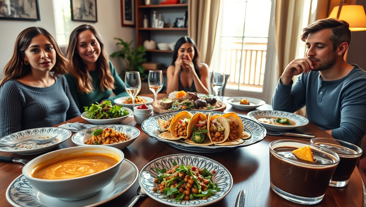 Vegan Host Surprises Mocking Friends with Delicious Plant-Based Dinner: AITA?