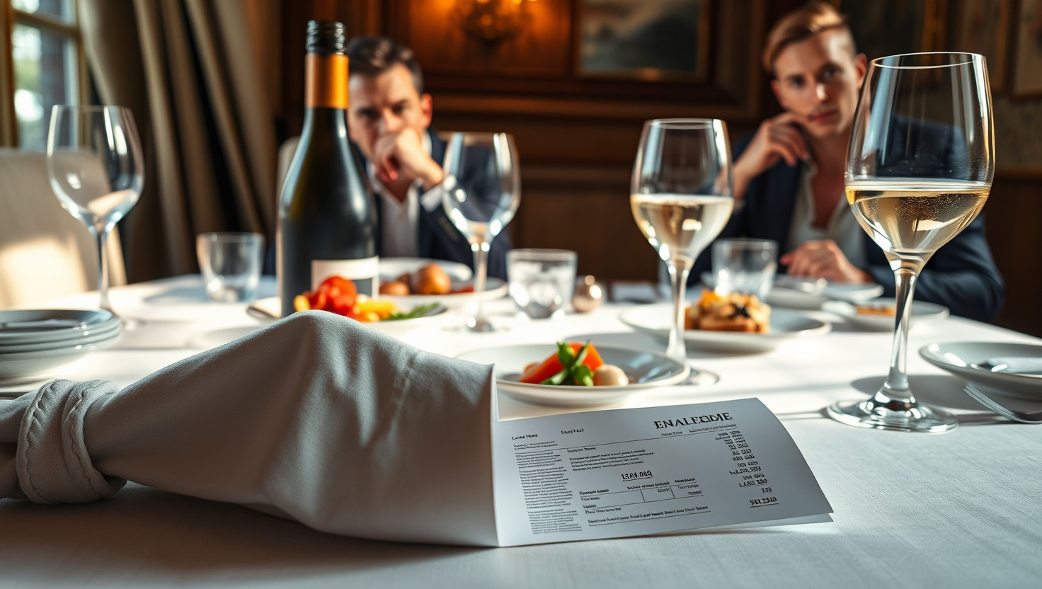 Debating Splitting the Bill at High-End Restaurant: AITA for Refusing?