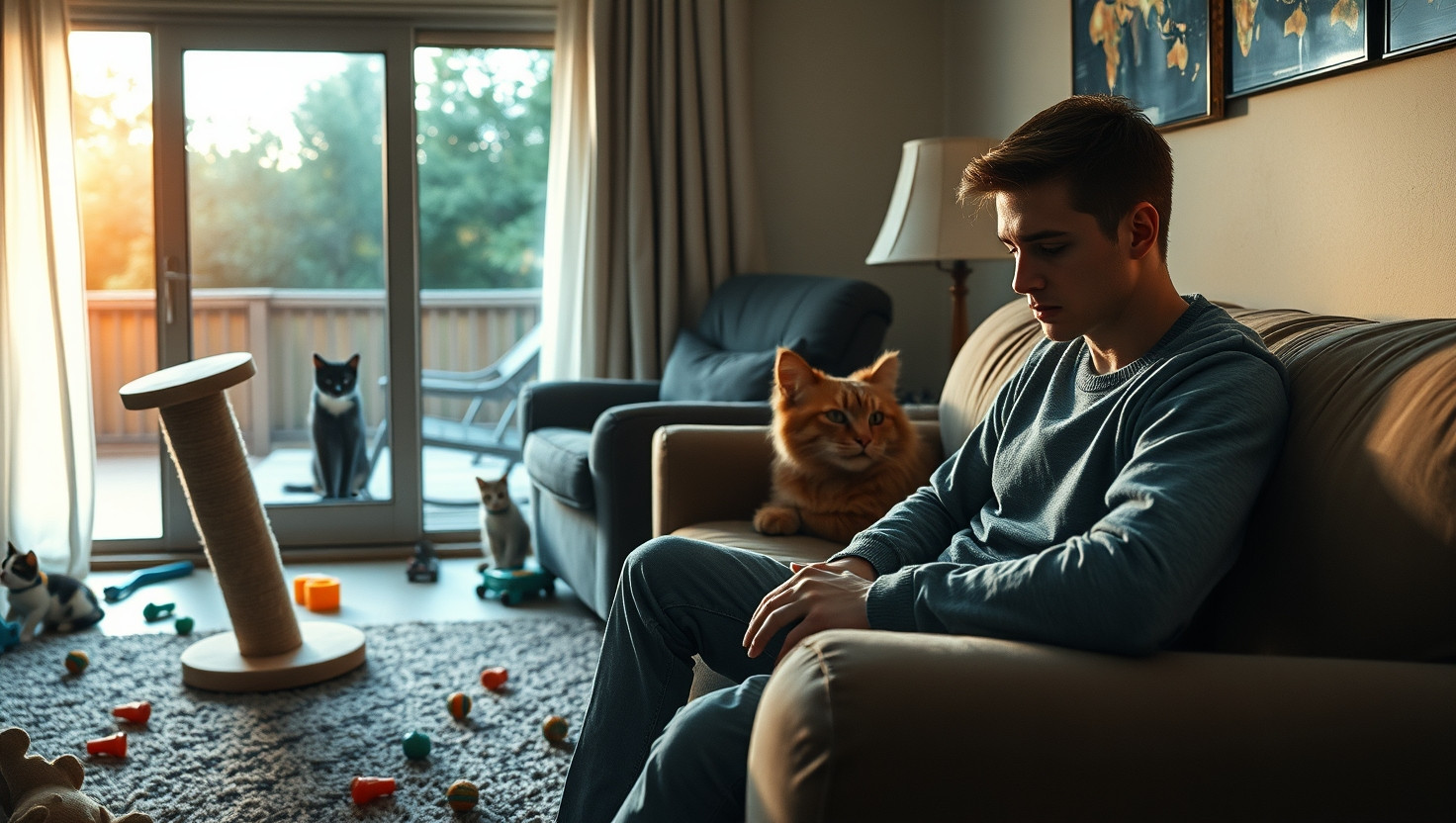 AITA for leaving my friends misbehaving cat outside overnight while pet sitting?