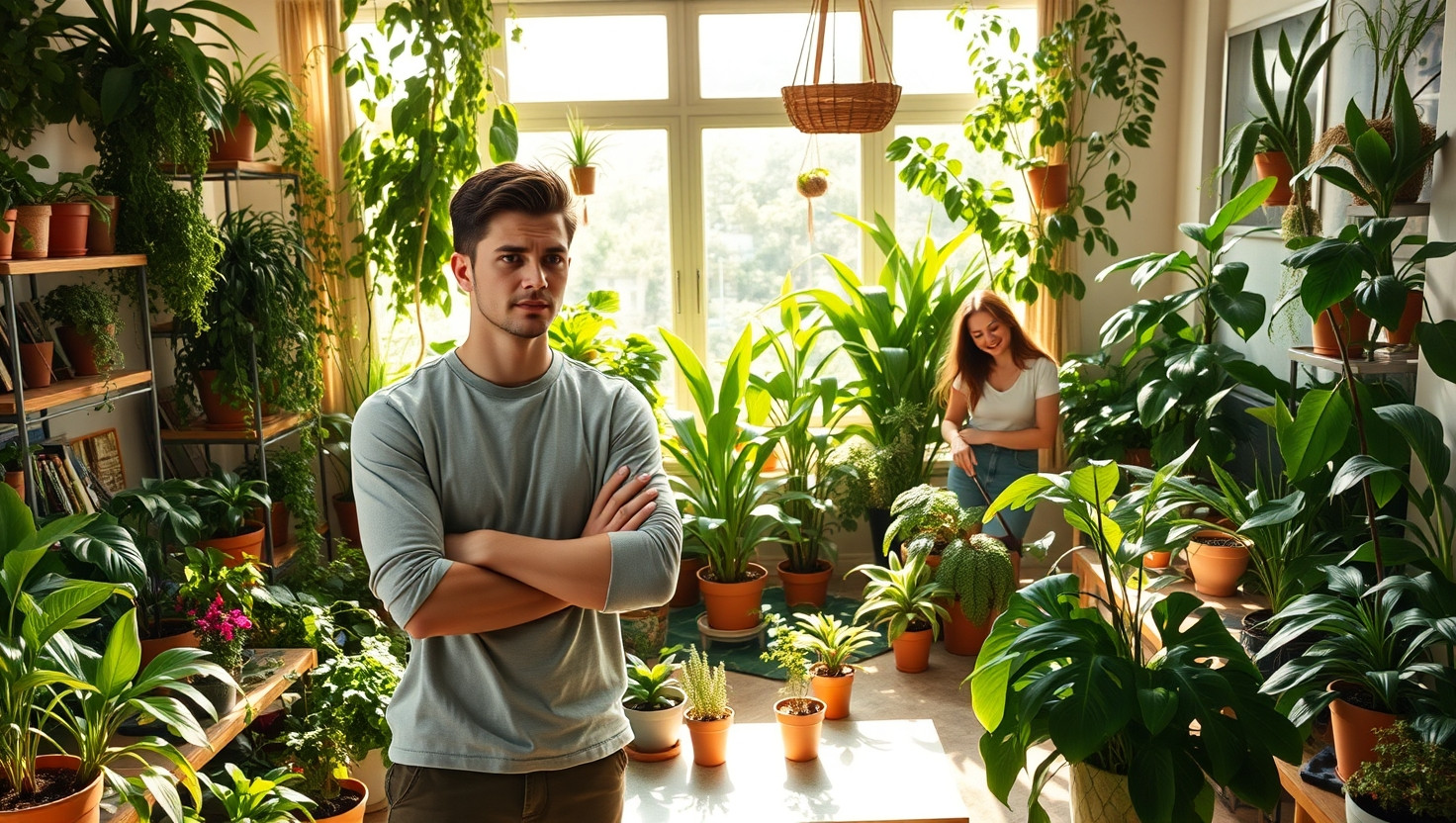 Roommates Plant Obsession Taking Over Our Shared Space - AITA for Asking Her to Scale Back?