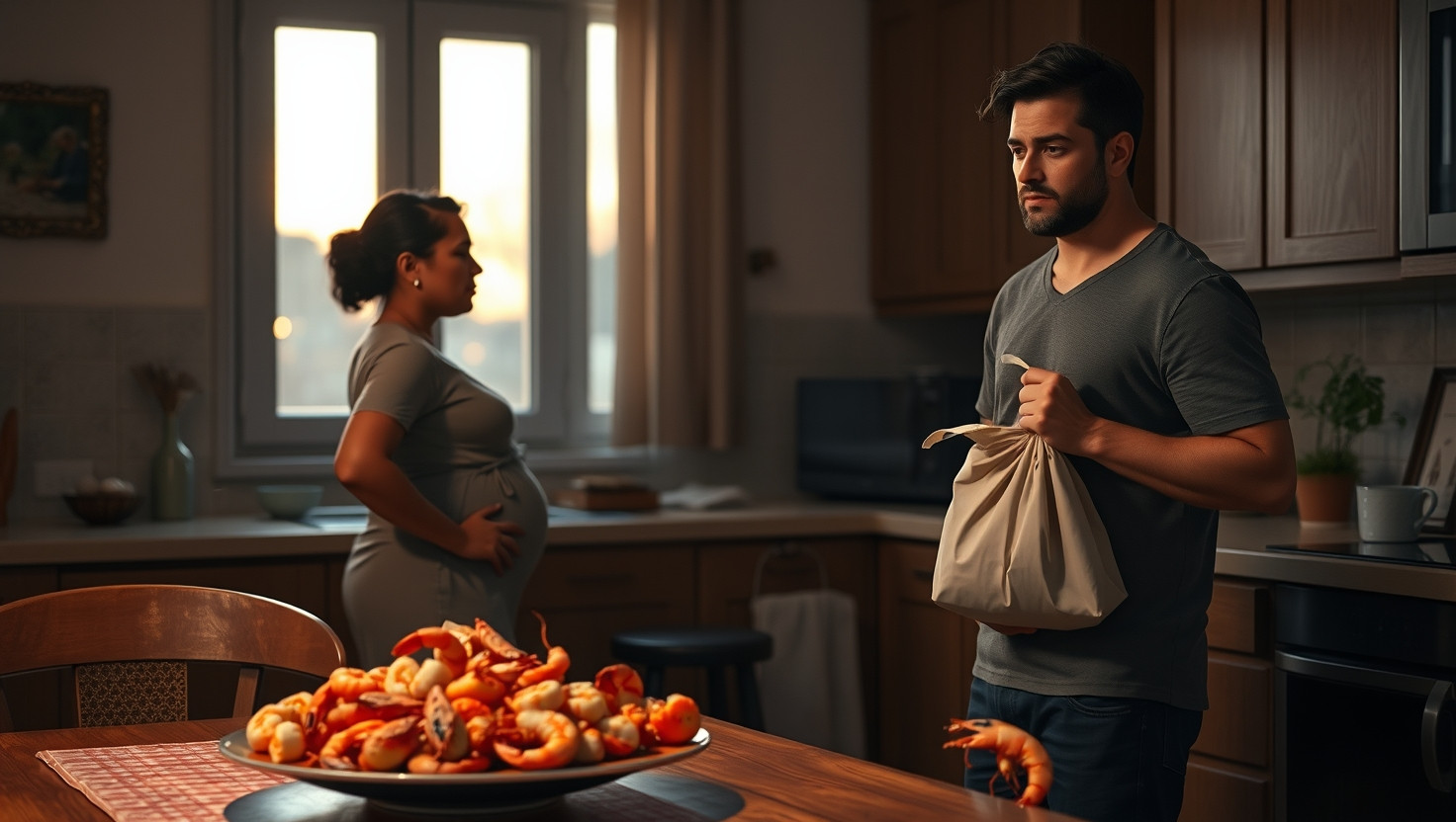Dealing with husbands seafood cravings during pregnancy: Am I the jerk for rejecting them?