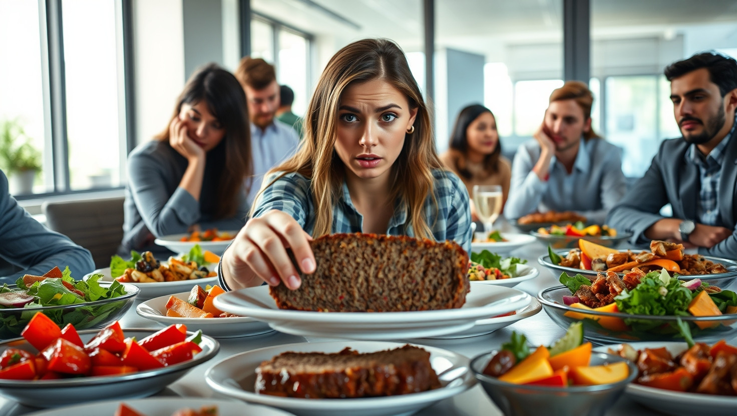 AITA for serving meatloaf to vegan coworker at team lunch?