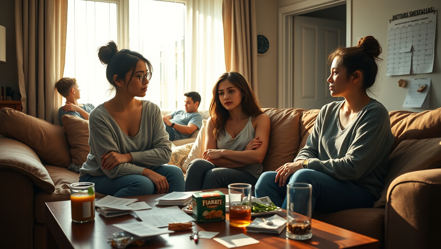 Sisters Freeloading Boyfriend Causing Rent Split Dilemma - AITA?