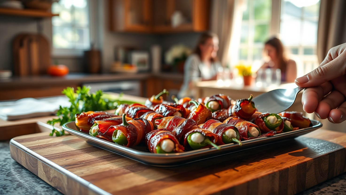 Debating Whether to Share My Secret Recipe for Famous Jalapeño Poppers at Family Potluck