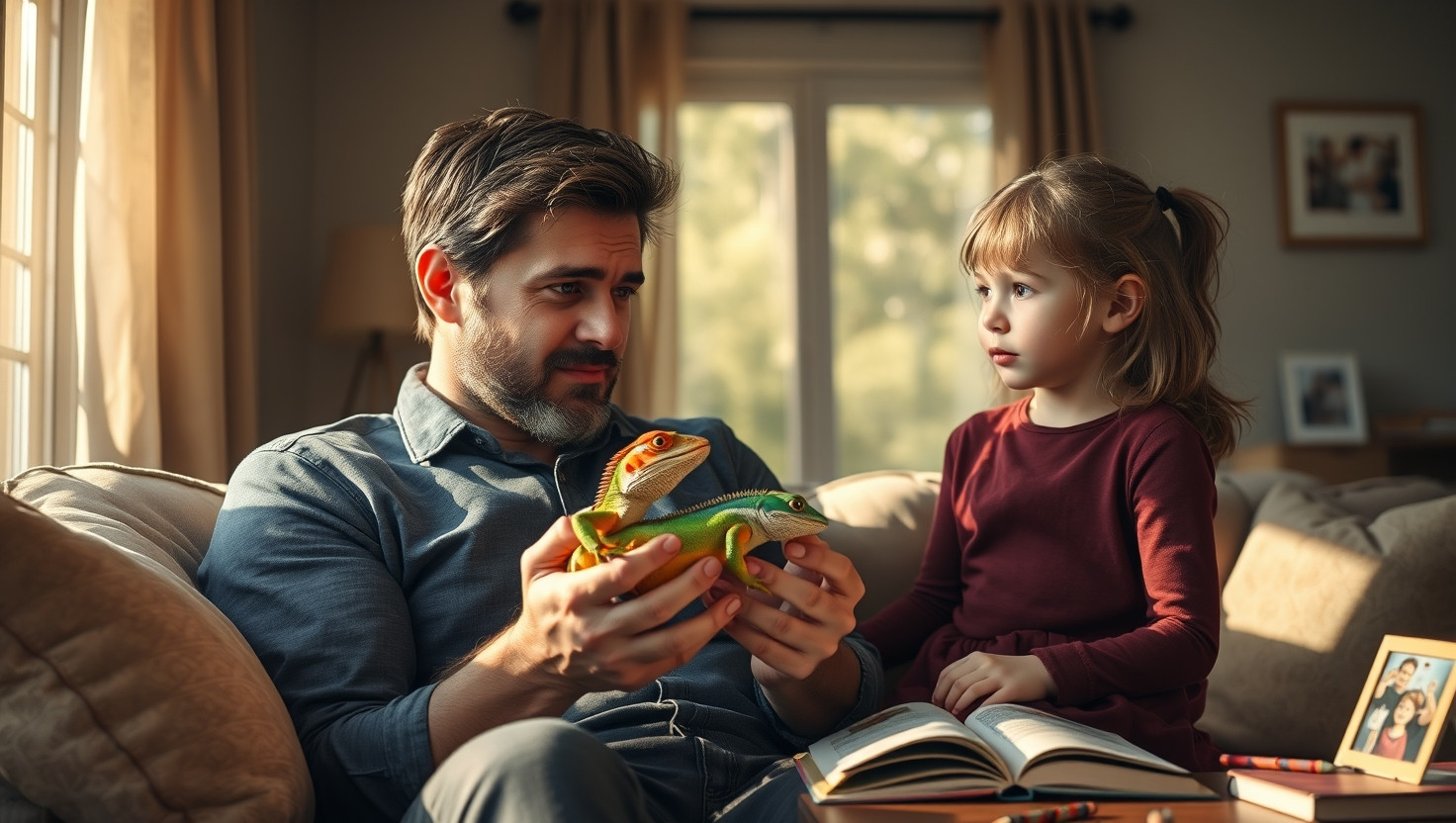 Refusing Daughters Pet Lizard at School: AITA for Putting My Foot Down?