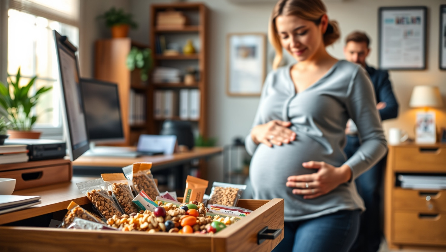 Should I Share My Pregnancy Snacks with a Coworker Who Constantly Raids My Desk?