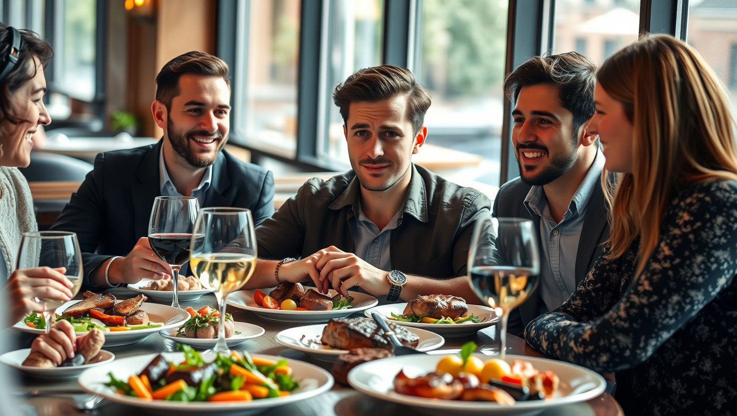 AITA for Asking Friends to Pay Fair Share After Ordering Expensive Meals?