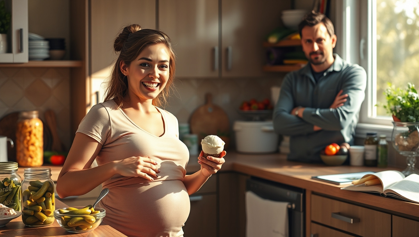 Craving Pickles & Ice Cream: A Pregnancy Dilemma Sparks Feud with Partner