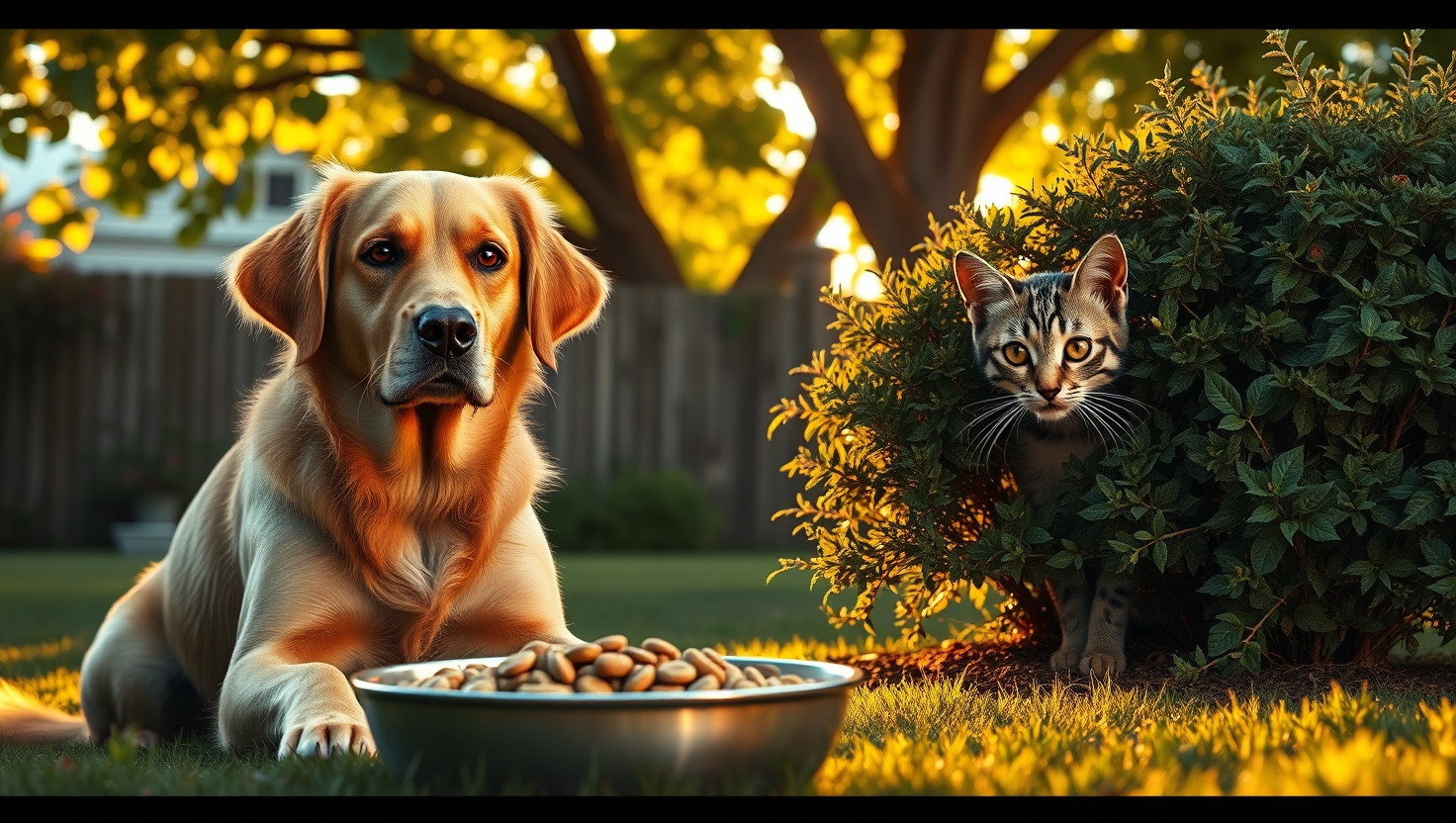 Should I Share My Dogs Organic Food with My Neighbors Starving Stray Cat?