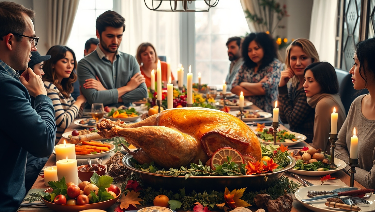 Conflict Arises at Vegan Thanksgiving Dinner Over Non-Vegan Dish