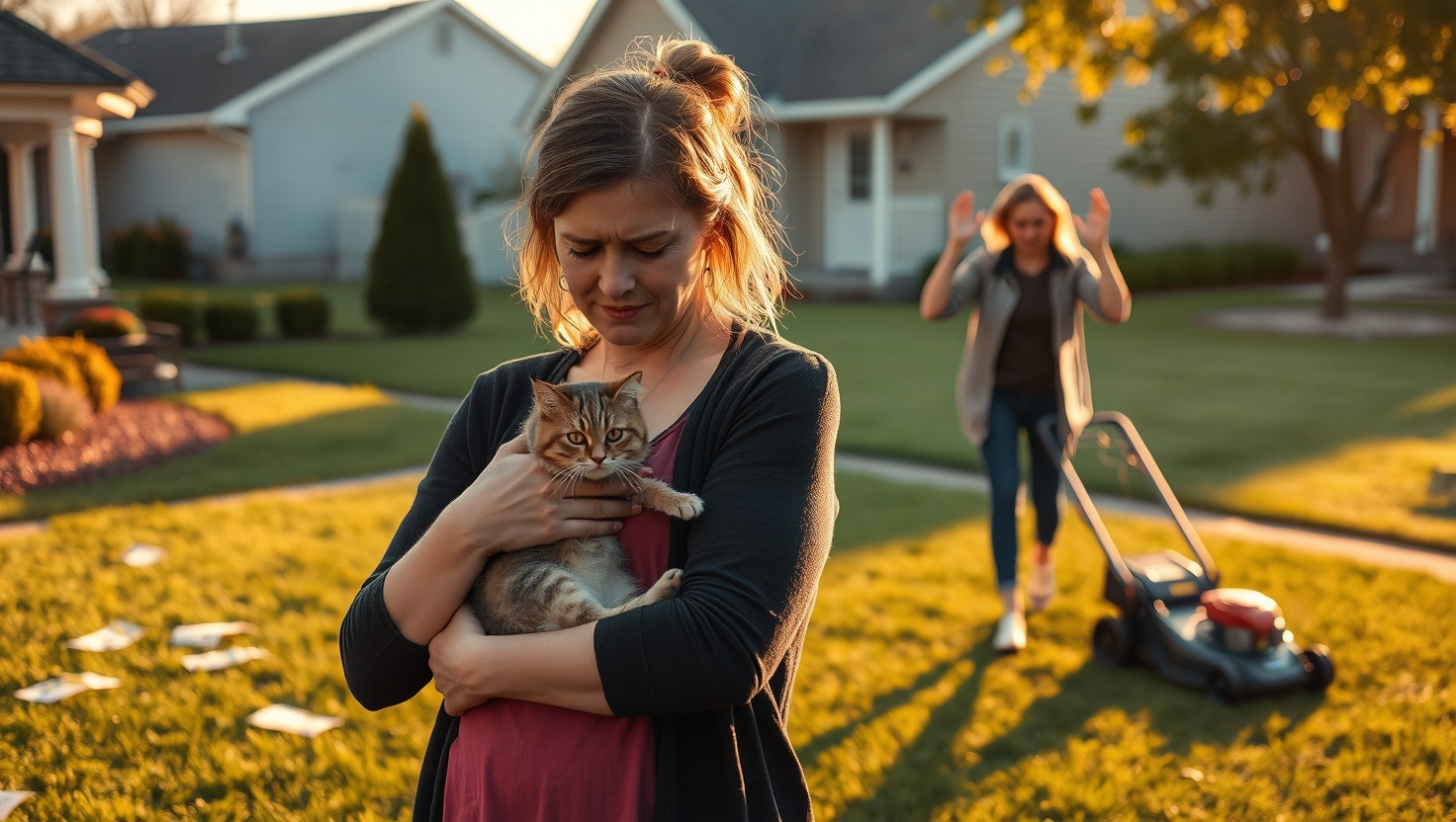 Neighbor Keeps Lost Pet, Gets Mad When I Wont Lend Lawnmower: AITA?