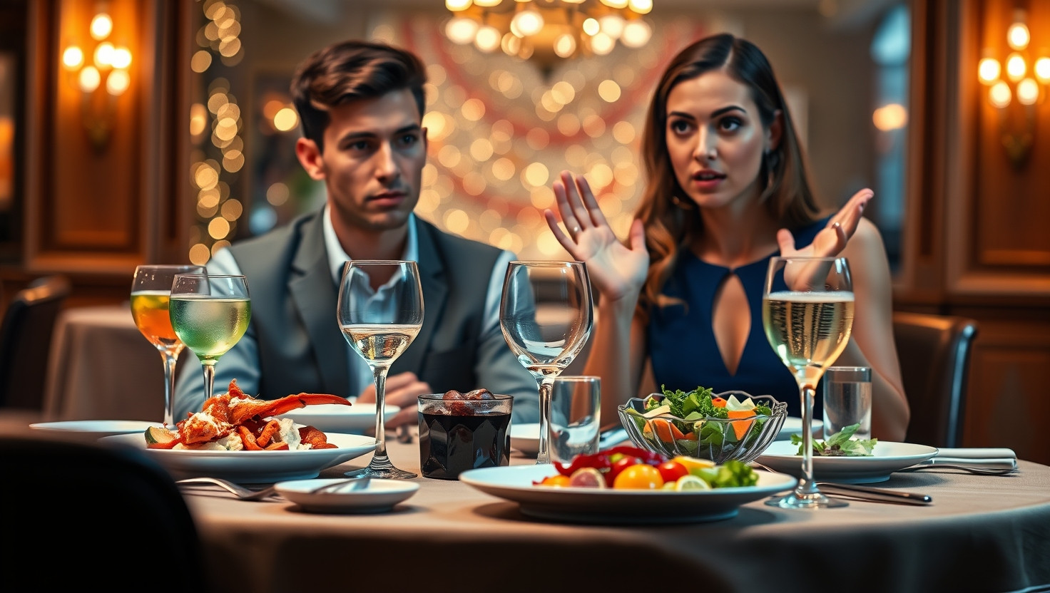 Friend Orders Expensive Dishes, Am I Wrong to Ask Her to Pay More?