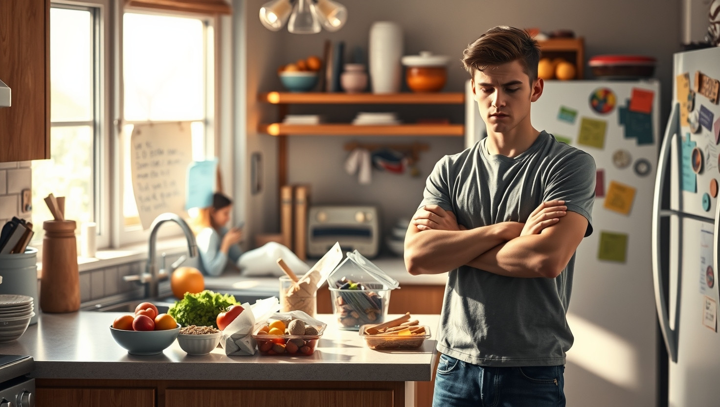 Roommate expects 50/50 split on groceries despite not using them - AITA?