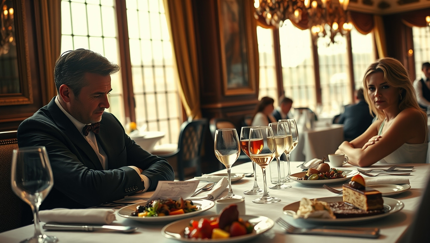 AITA for refusing to split bill with friend after lavish meal celebration?