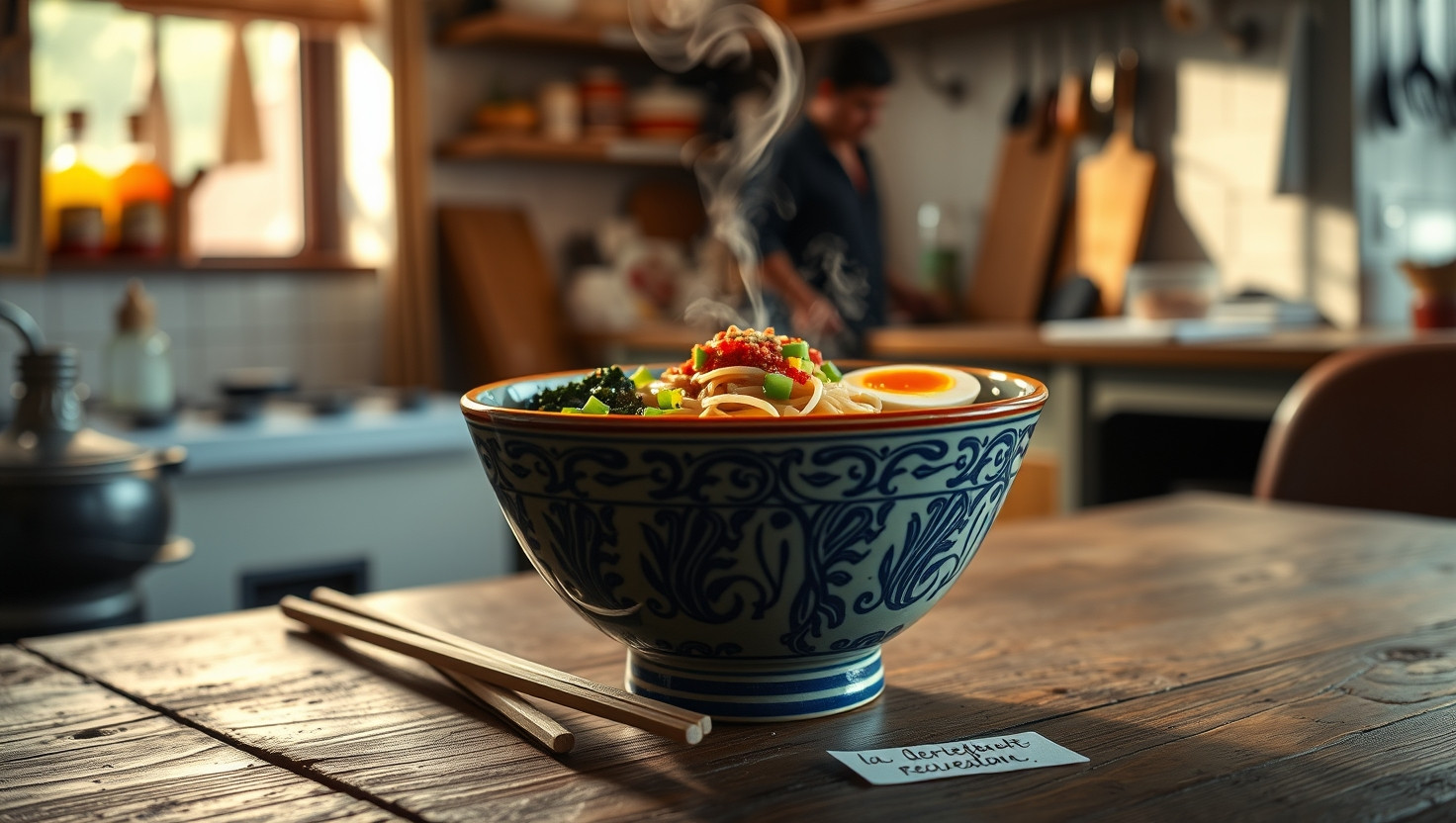 Debating Whether to Share Secret Ramen Recipe with Competing Noodle Shop Owner