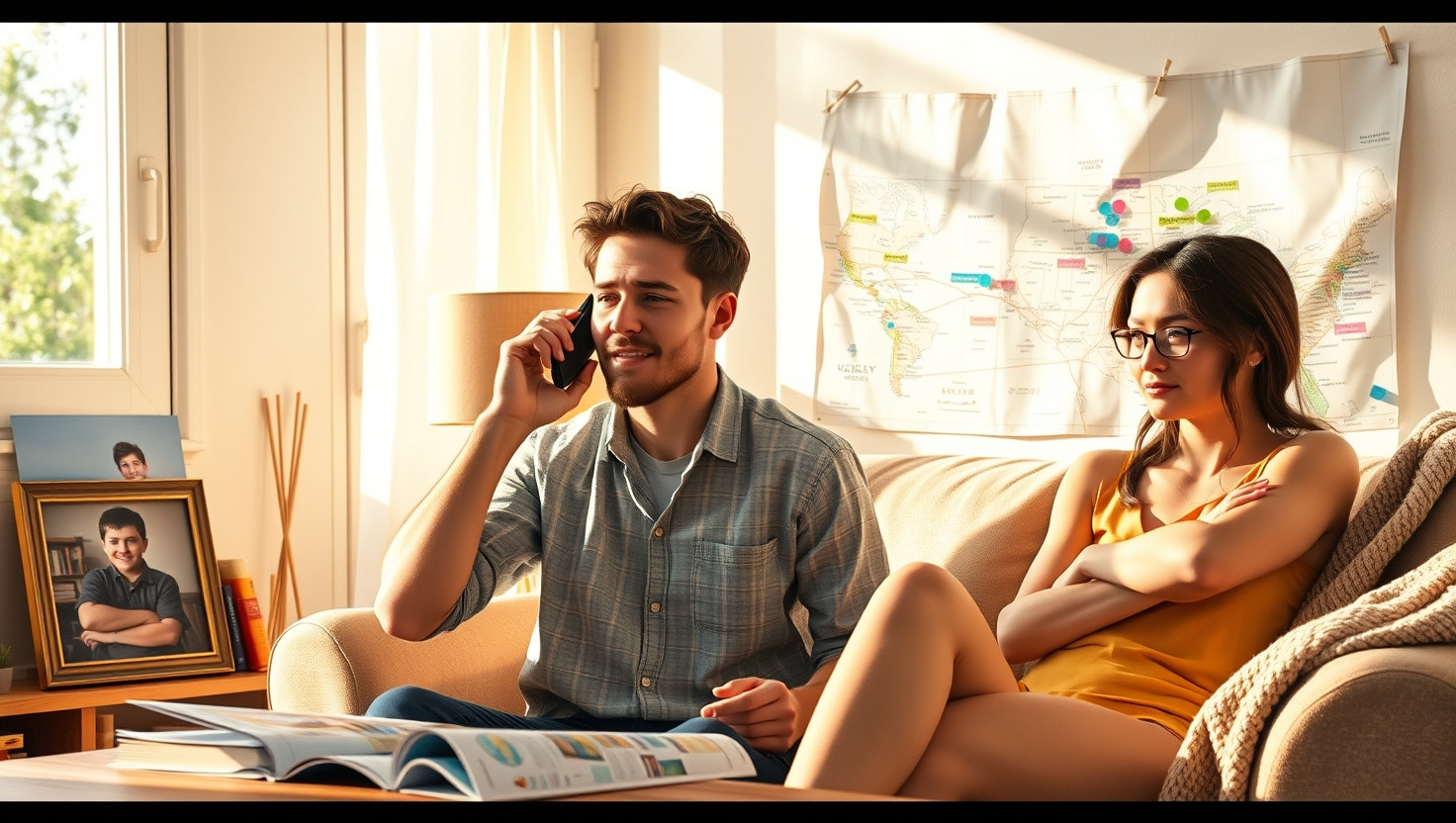 Is it wrong to invite a childhood friend on an adventure without asking my partner first?