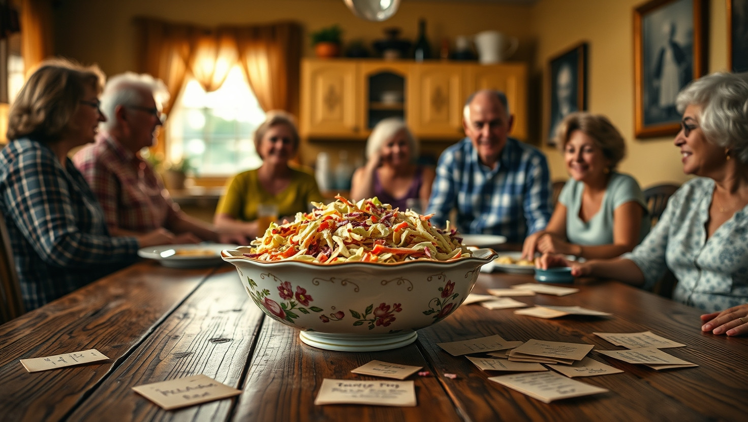 Family Feud Erupts Over Secret Coleslaw Recipe at Potluck