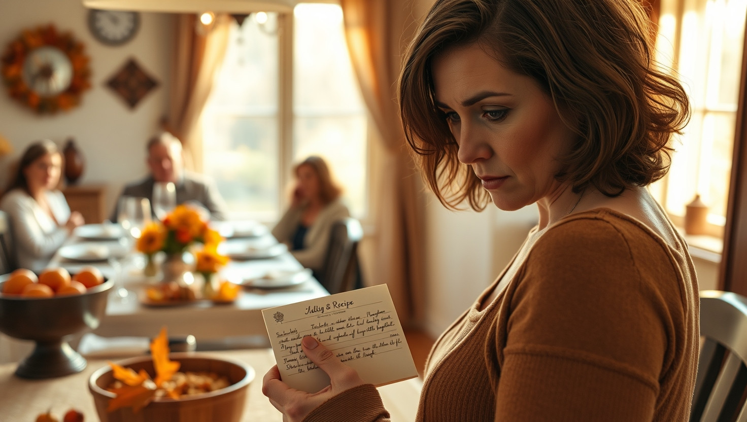 Struggling with Grief: The Dilemma of Breaking Family Thanksgiving Tradition